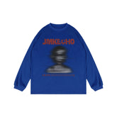 Fashion Printed Loose Sweatshirt For Men